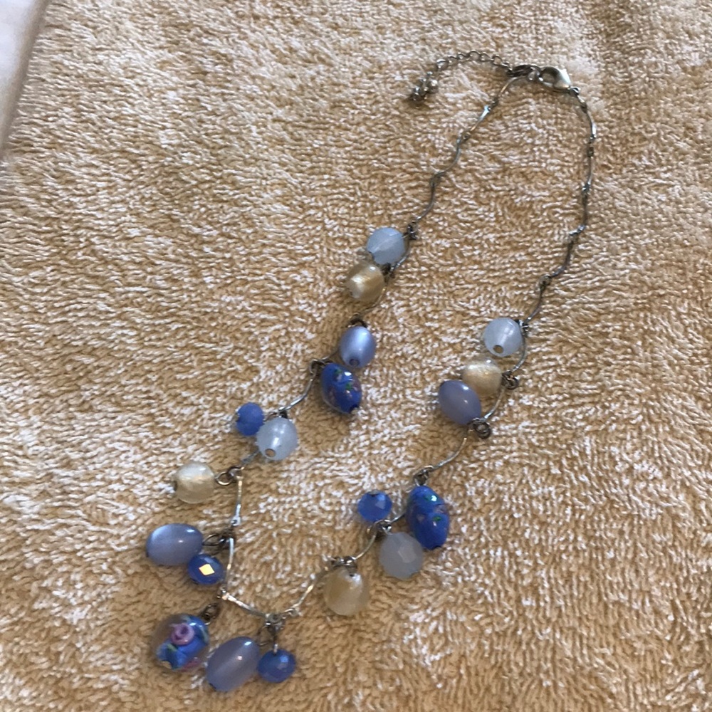 Blue necklace